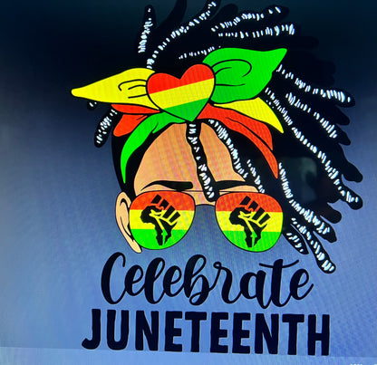 Celebrate Juneteenth Loc'd Graphic Tee