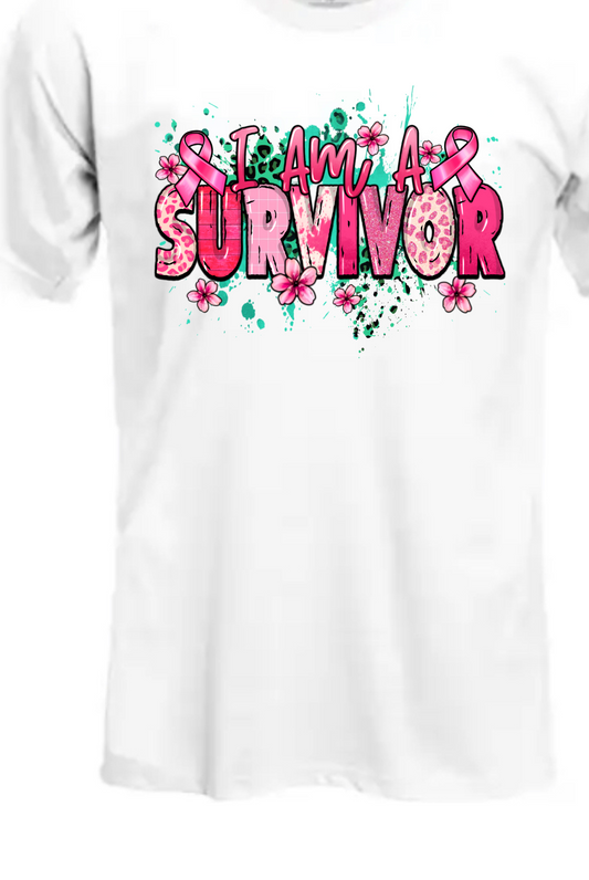 I Am A Survivor Breast Cancer Tee Shirt