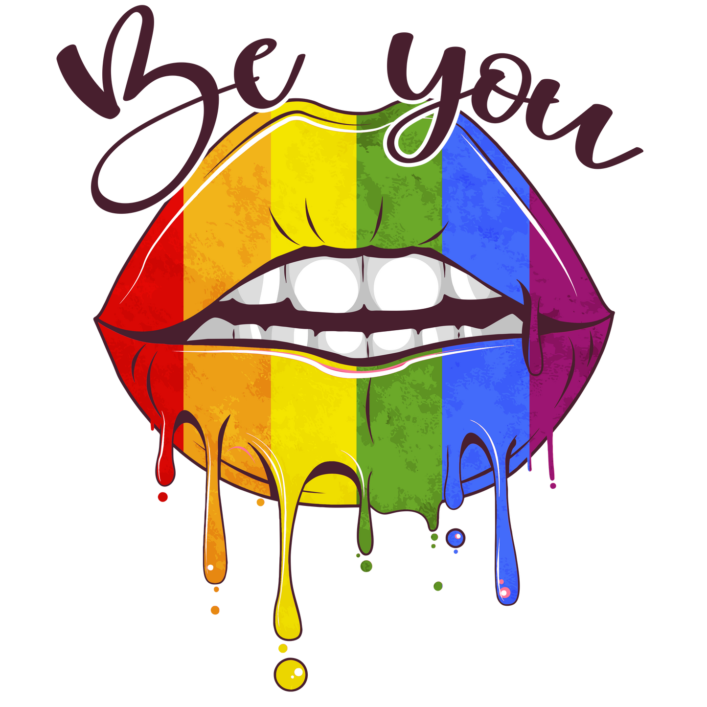 Be You Pride Lips Graphic Tee