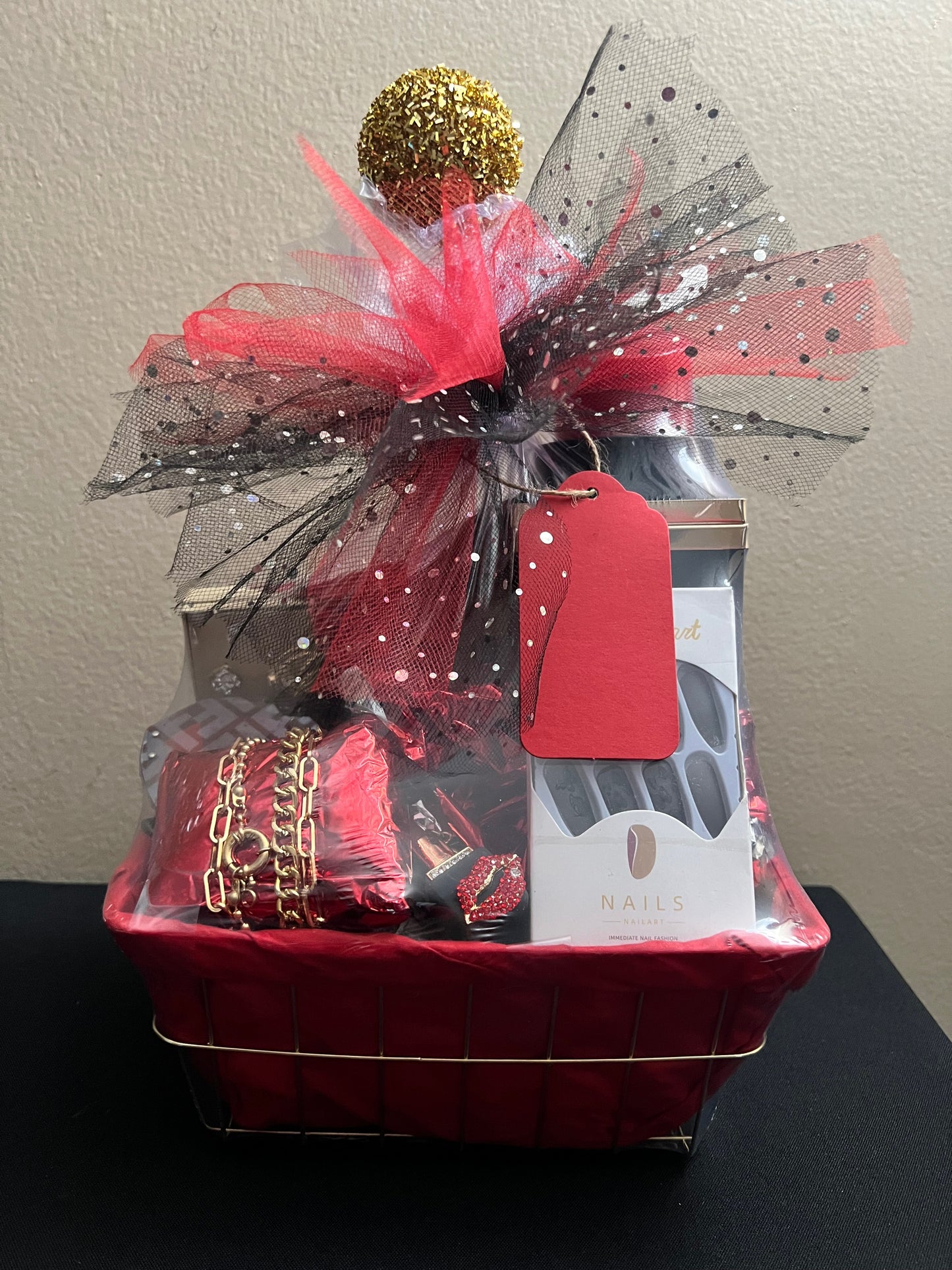 Crimson NIghts Gift Basket