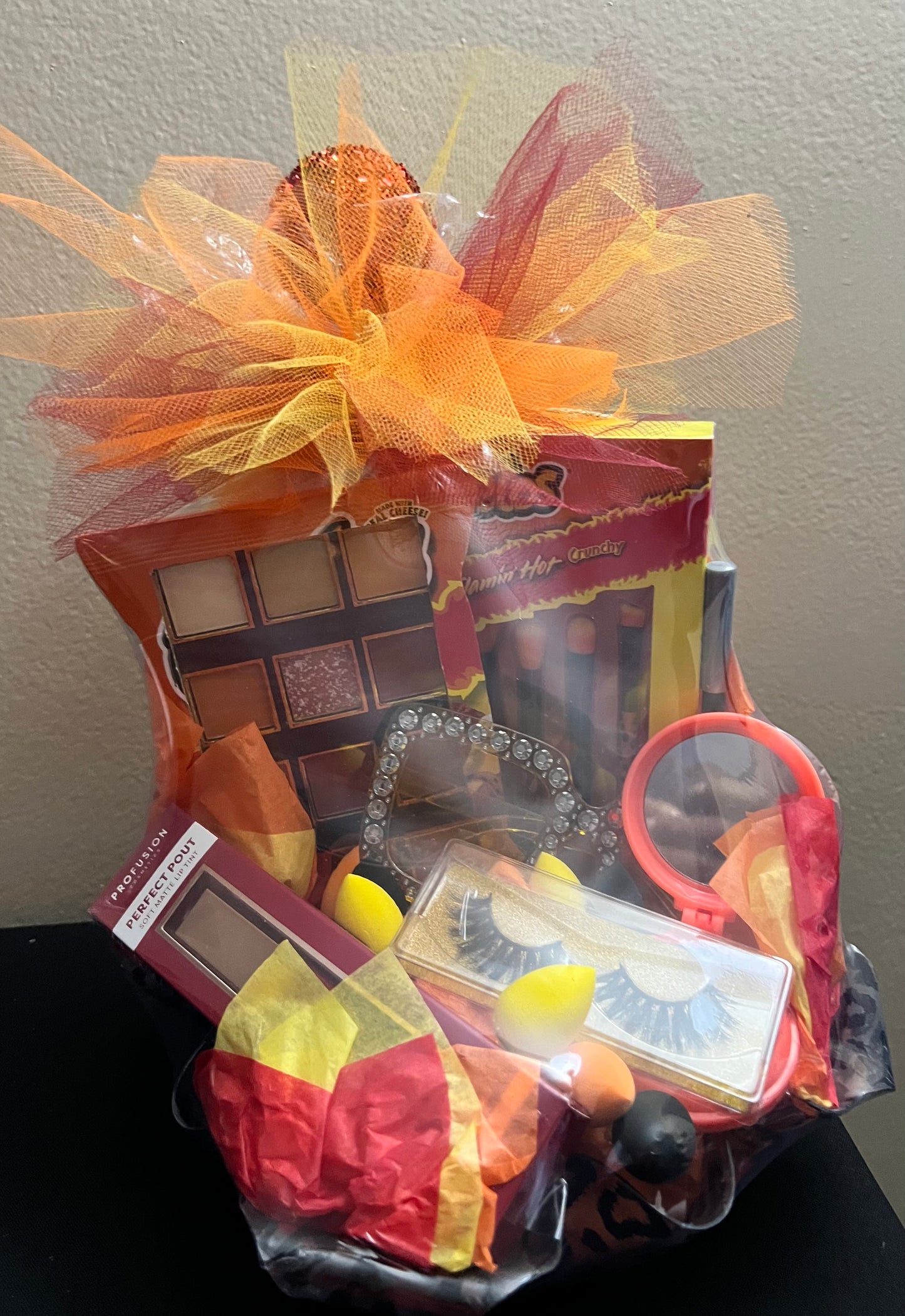 Hot Like Fire Makeup Lovers Gift Basket