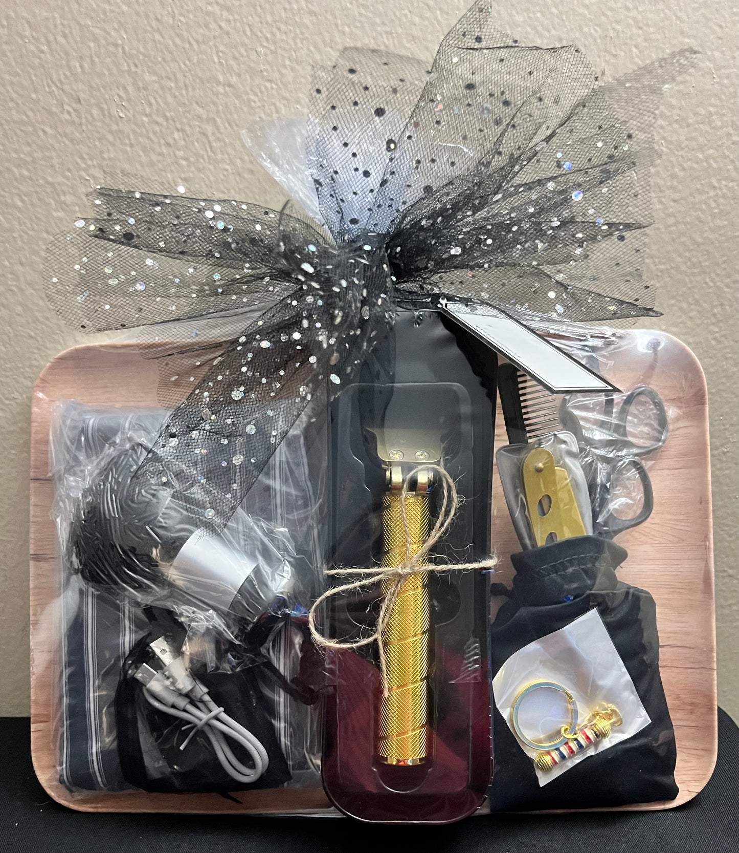 Barber Tray Gift Set