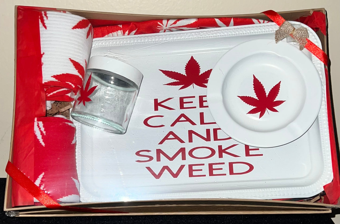 Keep Calm Rolling Tray Set