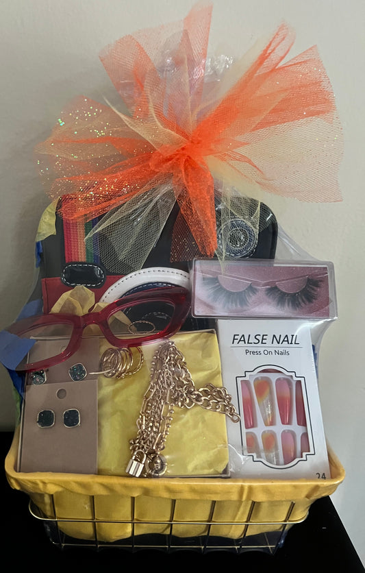 Photo Ready Gift Basket (Red)