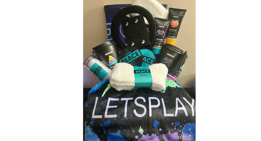 Let's Play Footsie Gift Basket