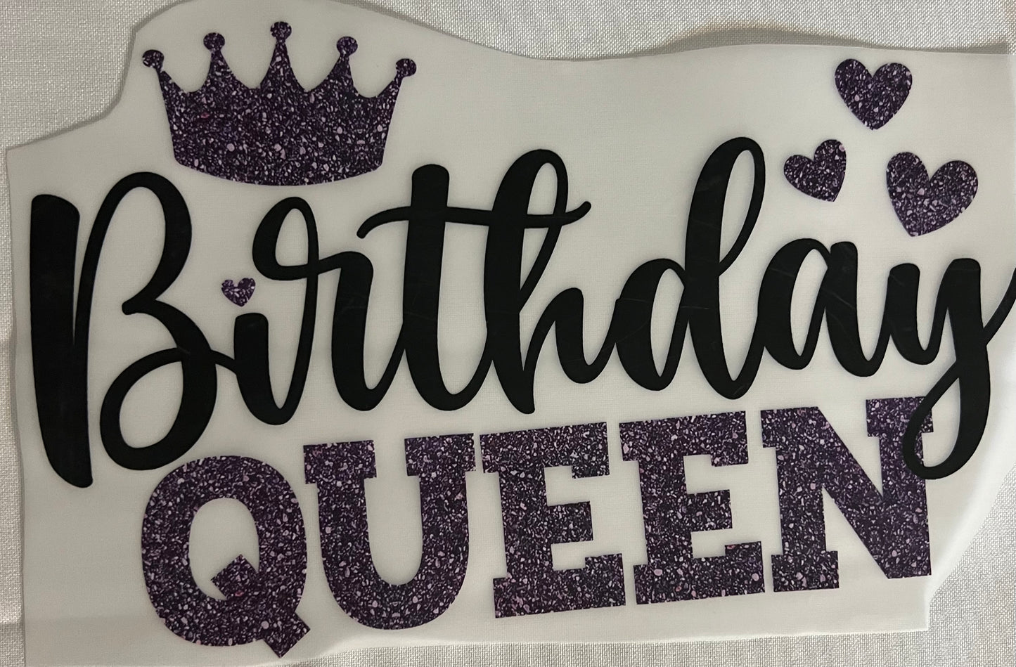 Birthday Queen Purple Graphic Tee