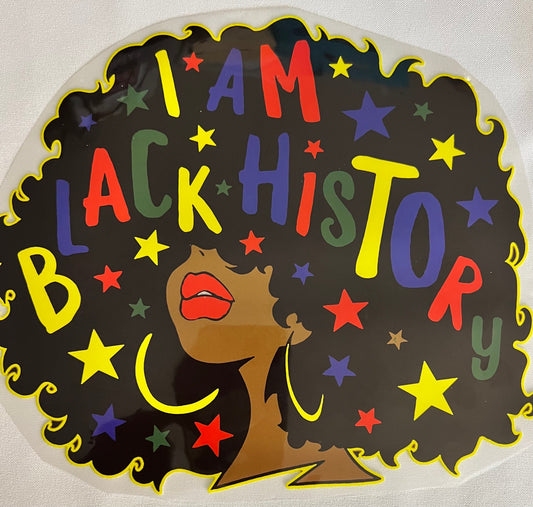 I Am Black History Graphic