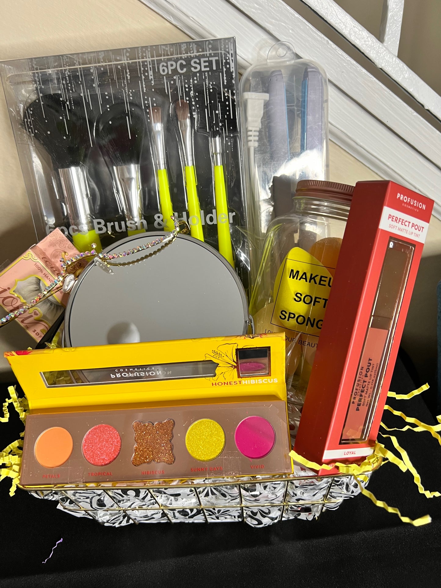 Sunshine Makeup Lover Gift Basket